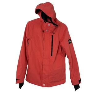 Dope Snow 15K Waterproof Insulated Ski Snowboard Jacket Mens Medium Orange